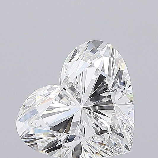Lab-Grown Heart Diamond - 4.0 Carats, E Color, VS1 Clarity - Certified by IGI - Report Number: LG683549353