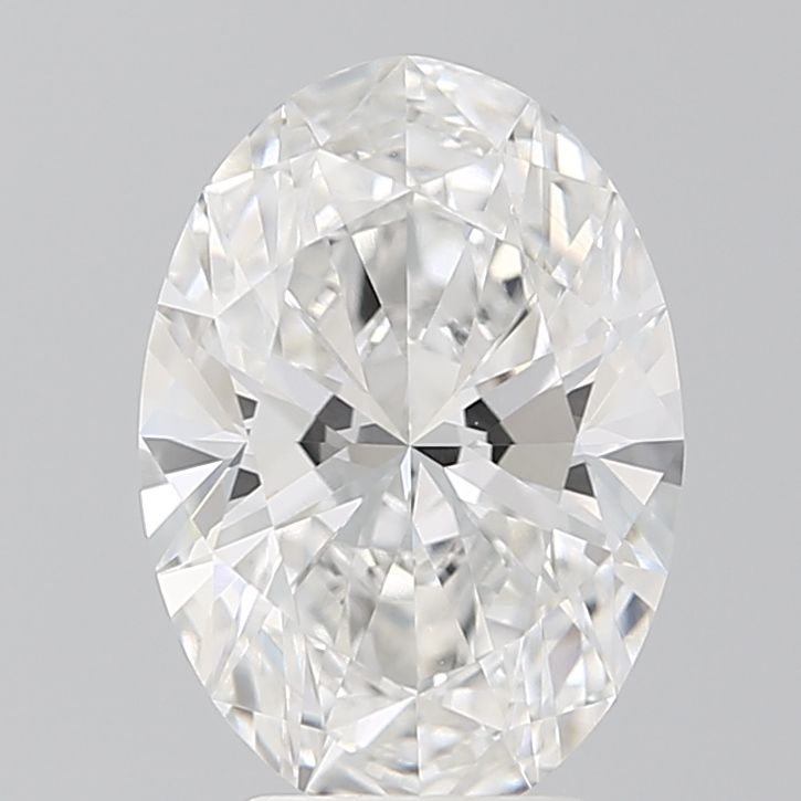 Lab-Grown Oval Diamond - 3.52 Carats, E Color, VVS2 Clarity - Certified by IGI - Report Number: LG656480081