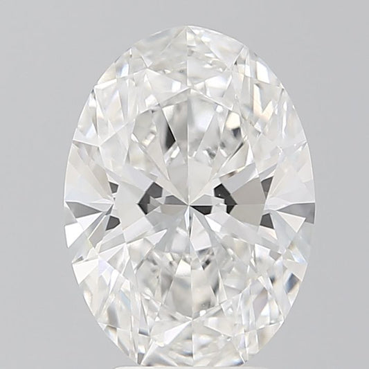 Lab-Grown Oval Diamond - 3.52 Carats, E Color, VVS2 Clarity - Certified by IGI - Report Number: LG656480081