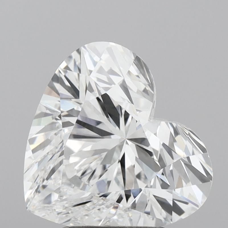 Lab-Grown Heart Diamond - 3.03 Carats, D Color, VVS2 Clarity - Certified by IGI - Report Number: LG687594236