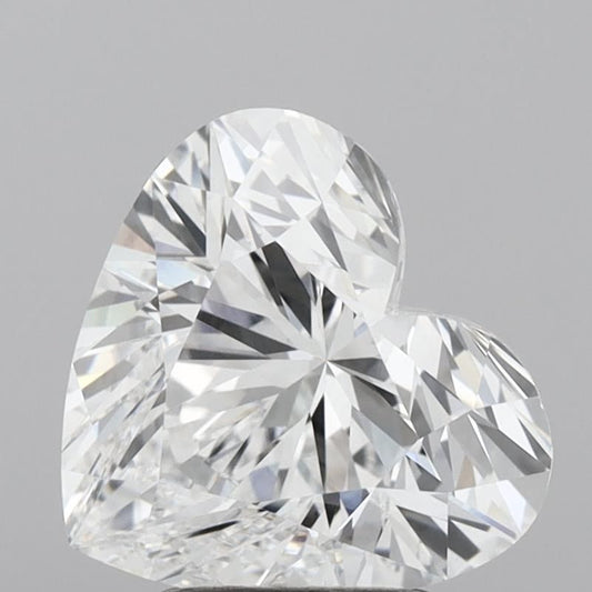 Lab-Grown Heart Diamond - 3.03 Carats, D Color, VVS2 Clarity - Certified by IGI - Report Number: LG687594236