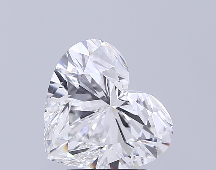 Lab-Grown Heart Diamond - 3.01 Carats, E Color, VVS2 Clarity - Certified by IGI - Report Number: LG674533058