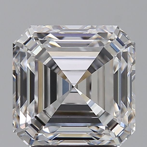 Lab-Grown Asscher Diamond - 3.08 Carats, E Color, VVS2 Clarity - Certified by GIA - Report Number: 1515686051