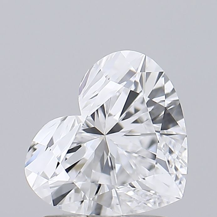 Lab-Grown Heart Diamond - 1.46 Carats, D Color, VVS2 Clarity - Certified by IGI - Report Number: LG629439975