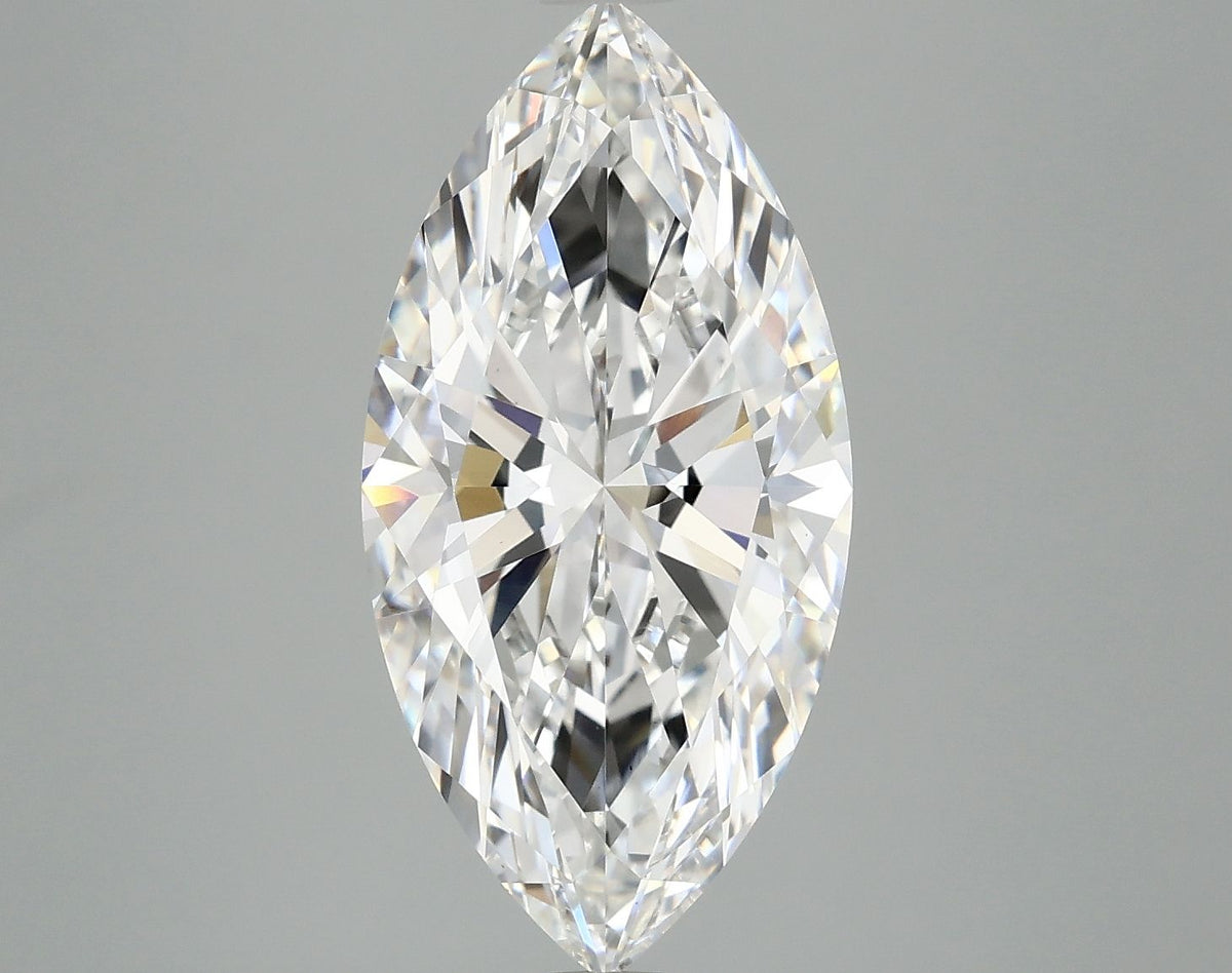 Lab-Grown Marquise Diamond - 4.64 Carats, E Color, VS1 Clarity - Certified by IGI - Report Number: LG689555226