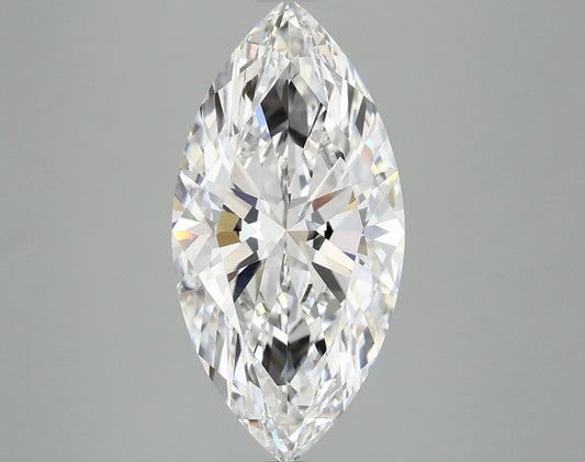 Lab-Grown Marquise Diamond - 4.64 Carats, E Color, VS1 Clarity - Certified by IGI - Report Number: LG689555226