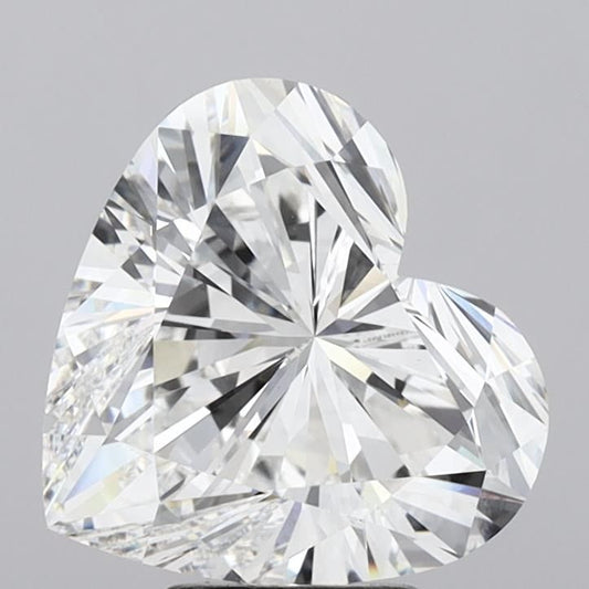 Lab-Grown Heart Diamond - 8.01 Carats, E Color, VVS2 Clarity - Certified by IGI - Report Number: LG638445309