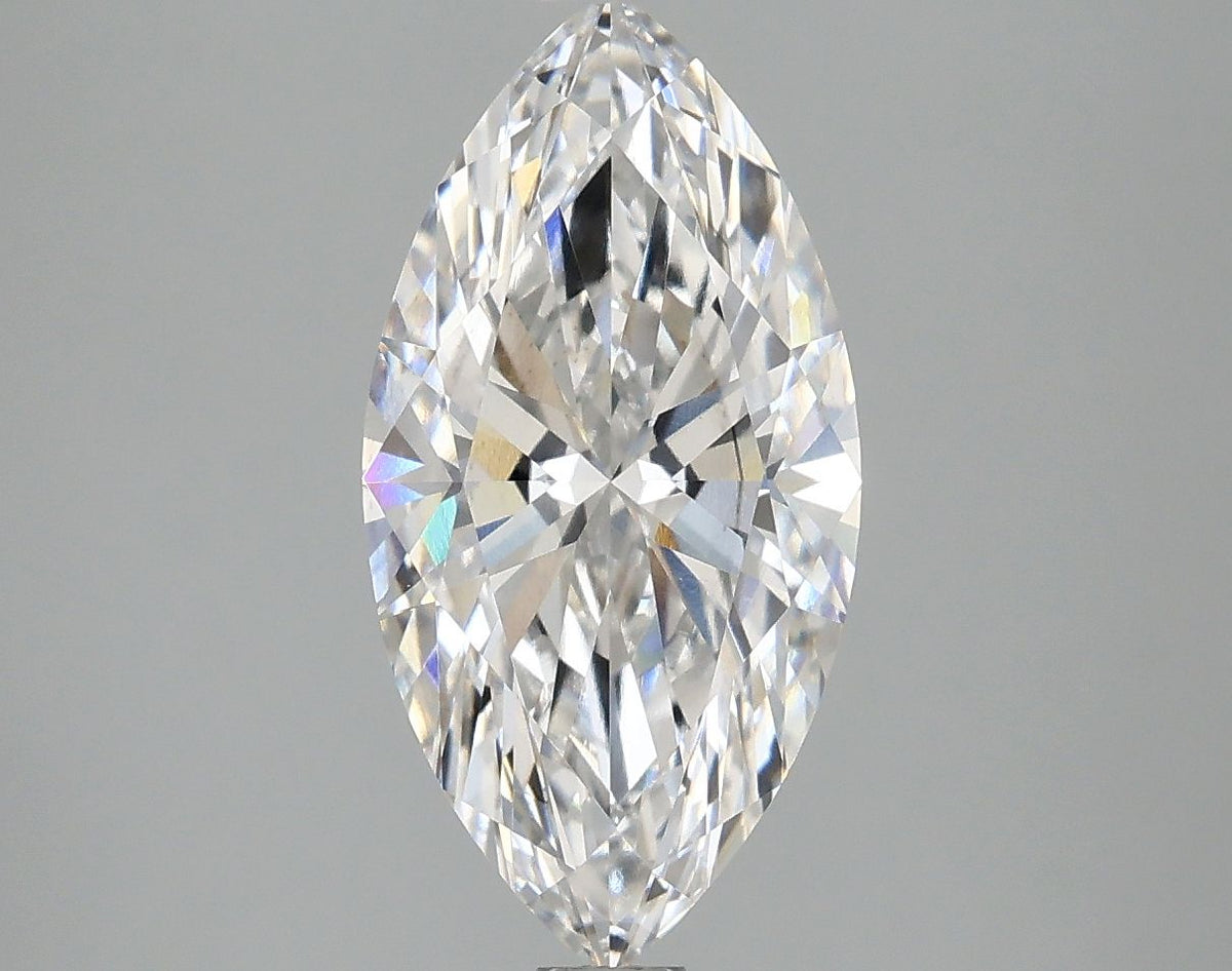 Lab-Grown Marquise Diamond - 2.46 Carats, E Color, VS1 Clarity - Certified by IGI - Report Number: LG666406141