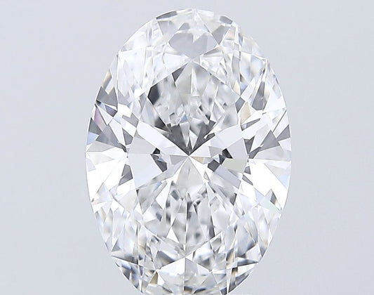 Lab-Grown Oval Diamond - 3.53 Carats, E Color, VVS2 Clarity - Certified by GIA - Report Number: 1505793477