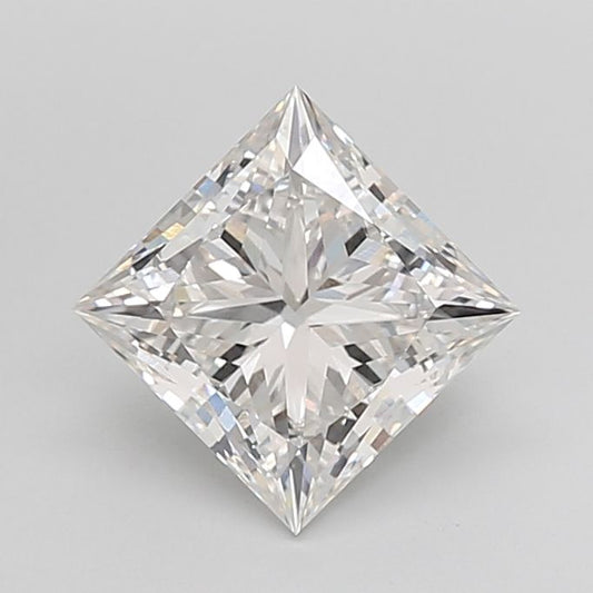 Lab-Grown Princess Diamond - 3.09 Carats, F Color, VVS2 Clarity - Certified by IGI - Report Number: LG673410148