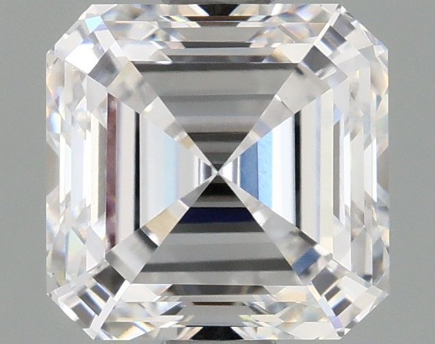 Lab-Grown Asscher Diamond - 1.55 Carats, D Color, VVS2 Clarity - Certified by IGI - Report Number: LG680590806