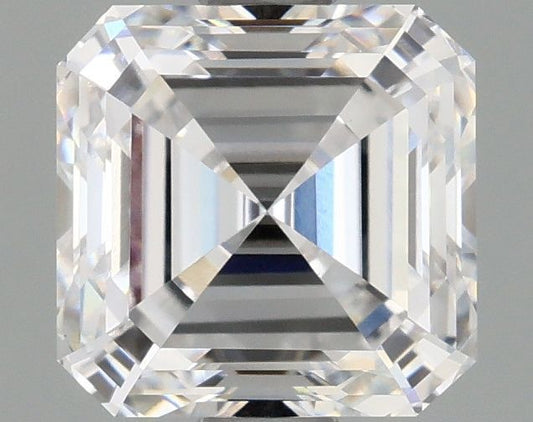 Lab-Grown Asscher Diamond - 1.55 Carats, D Color, VVS2 Clarity - Certified by IGI - Report Number: LG680590806
