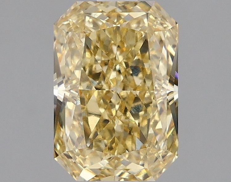 Lab-Grown Radiant Diamond - 1.95 Carats, Fancy Vivid Yellow Color, VVS2 Clarity - Certified by IGI - Report Number: LG643412483