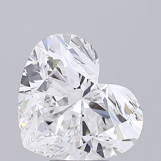 Lab-Grown Heart Diamond - 6.05 Carats, E Color, VS1 Clarity - Certified by IGI - Report Number: LG702529129