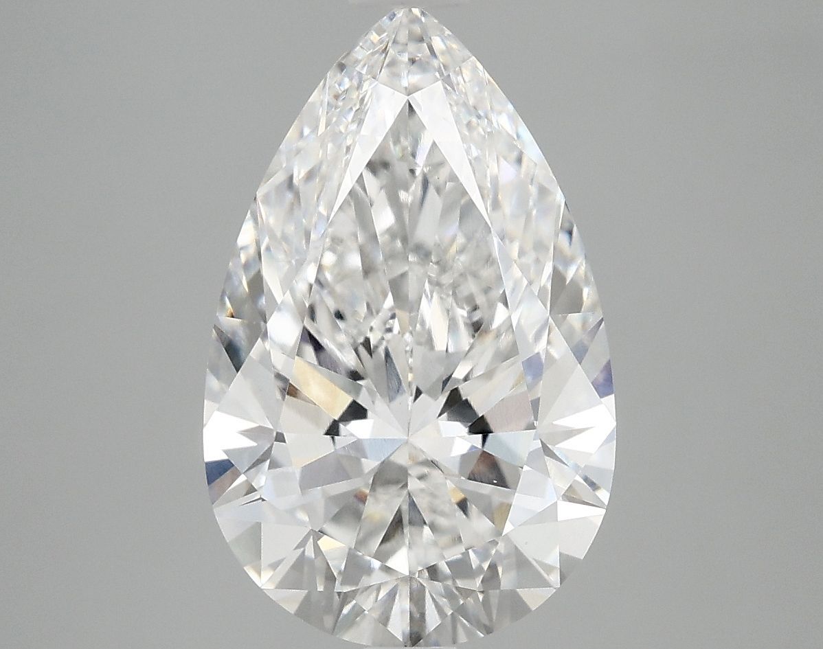 Lab-Grown Pear Diamond - 4.05 Carats, E Color, VVS2 Clarity - Certified by IGI - Report Number: LG690527014