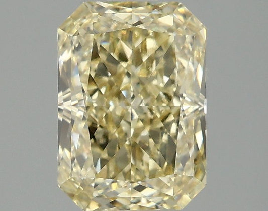 Lab-Grown Radiant Diamond - 2.07 Carats, Fancy Intense Yellow Color, VVS2 Clarity - Certified by IGI - Report Number: LG677575757