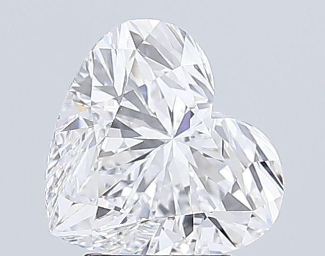 Lab-Grown Heart Diamond - 3.53 Carats, E Color, VVS2 Clarity - Certified by IGI - Report Number: LG680508505