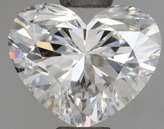 Lab-Grown Heart Diamond - 1.47 Carats, E Color, VS1 Clarity - Certified by IGI - Report Number: LG706572518