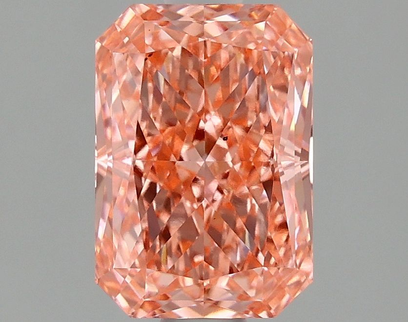 Lab-Grown Radiant Diamond - 1.47 Carats, Fancy Vivid Pink Color, VS2 Clarity - Certified by IGI - Report Number: LG665421497
