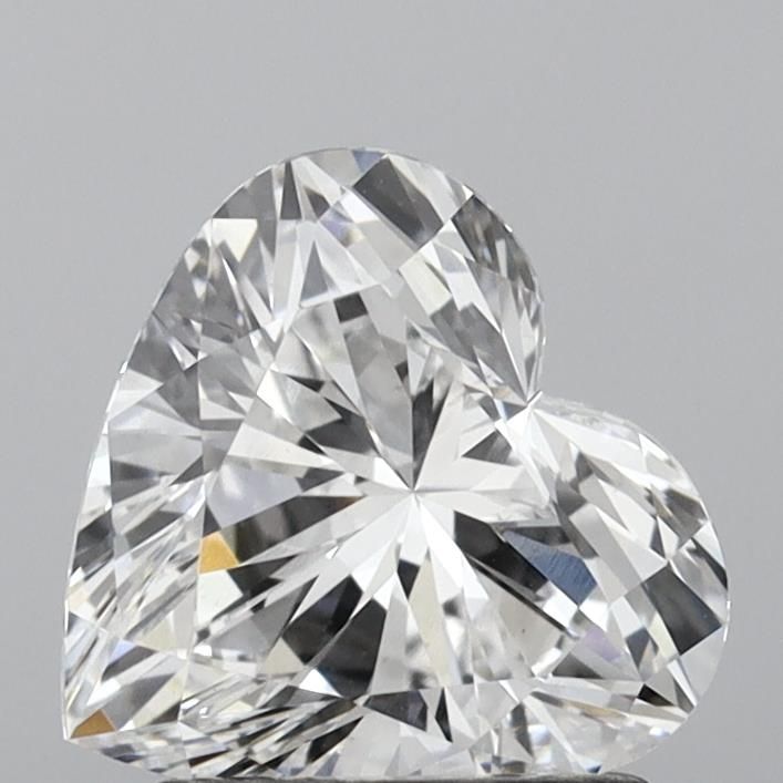 Lab-Grown Heart Diamond - 1.48 Carats, E Color, VS1 Clarity - Certified by IGI - Report Number: LG642488621