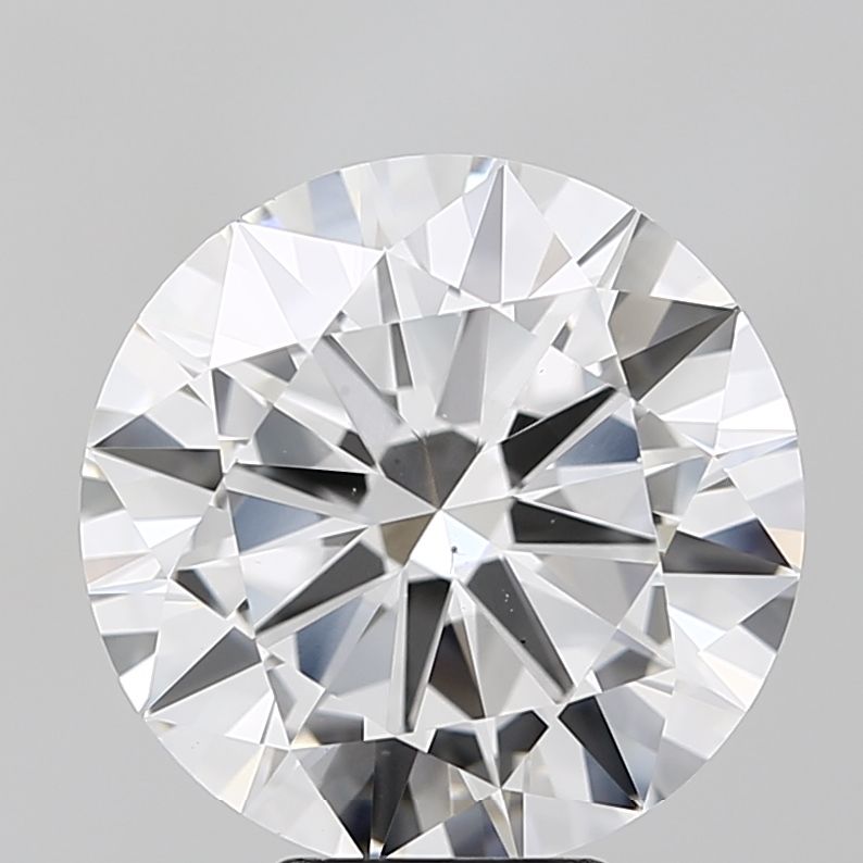 Lab-Grown Round Diamond - 6.01 Carats, E Color, VS2 Clarity - Certified by IGI - Report Number: LG680570955