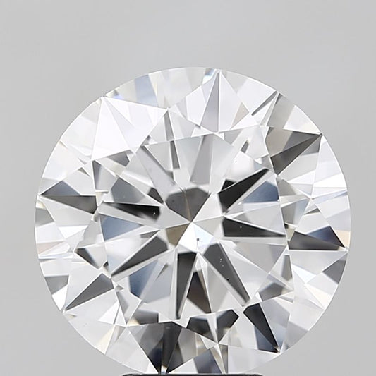 Lab-Grown Round Diamond - 6.01 Carats, E Color, VS2 Clarity - Certified by IGI - Report Number: LG680570955
