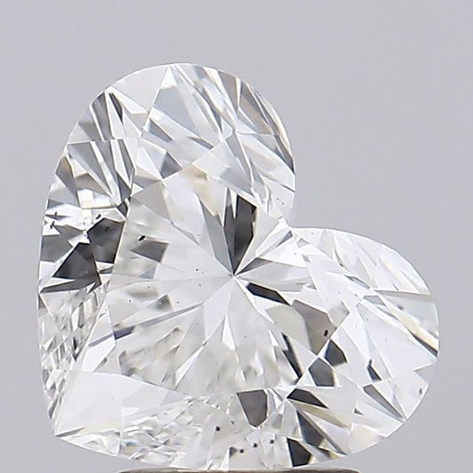Lab-Grown Heart Diamond - 3.09 Carats, F Color, VS2 Clarity - Certified by IGI - Report Number: LG715571019