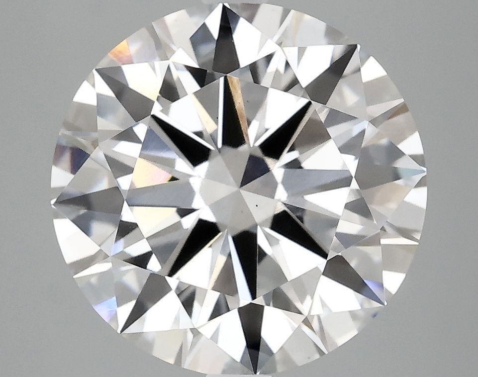 Lab-Grown Round Diamond - 4.96 Carats, F Color, VS2 Clarity - Certified by IGI - Report Number: LG707520864