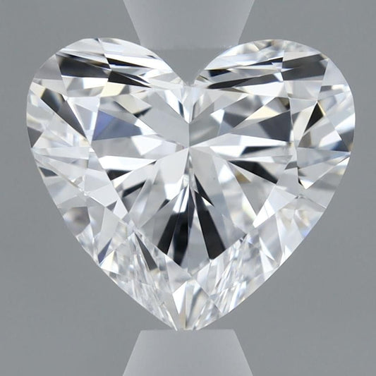 Lab-Grown Heart Diamond - 0.99 Carats, D Color, VVS2 Clarity - Certified by IGI - Report Number: LG620463504