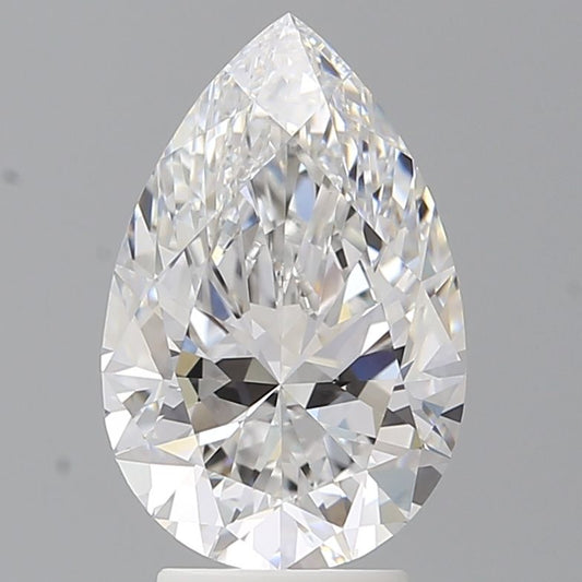 Lab-Grown Pear Diamond - 3.6 Carats, D Color, VVS2 Clarity - Certified by IGI - Report Number: LG702505855