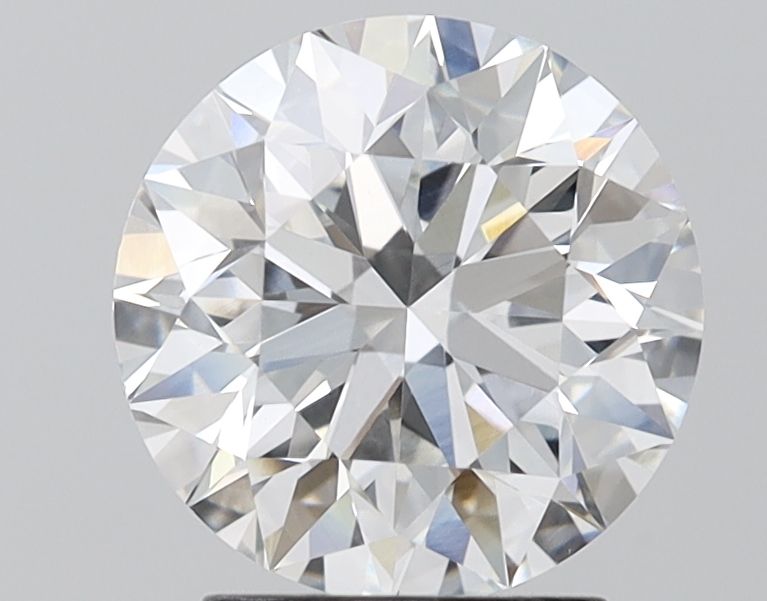 Lab-Grown Round Diamond - 2.5 Carats, E Color, VVS2 Clarity - Certified by IGI - Report Number: LG680564715