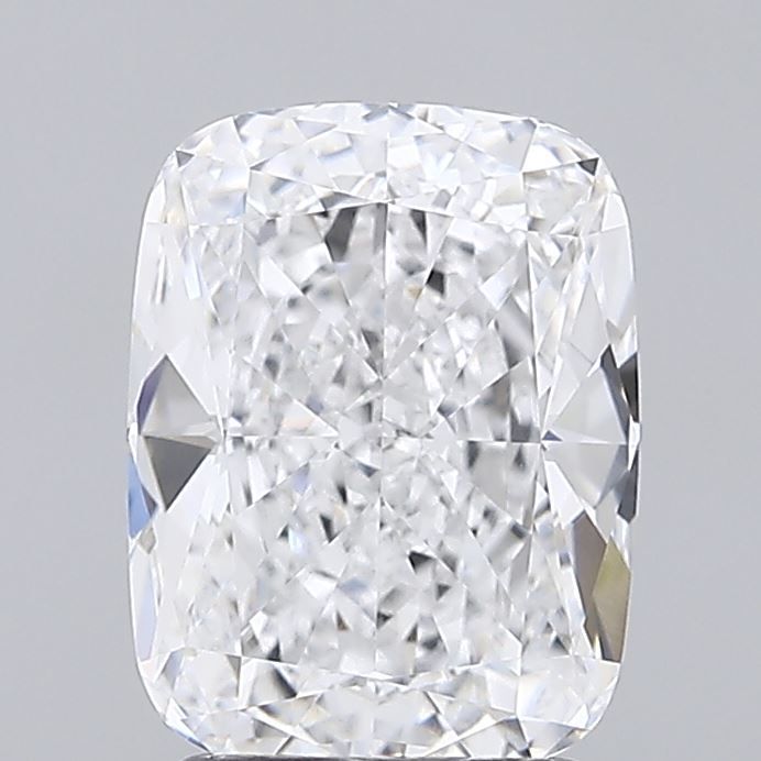 Lab-Grown Cushion Diamond - 2.49 Carats, D Color, VVS2 Clarity - Certified by GIA - Report Number: 1525100212