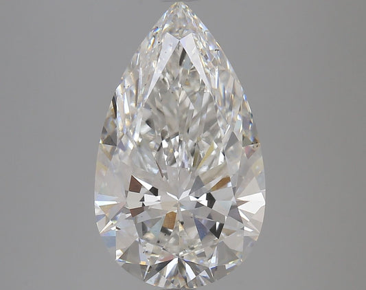 Lab-Grown Pear Diamond - 4.74 Carats, F Color, VS2 Clarity - Certified by IGI - Report Number: LG623477229