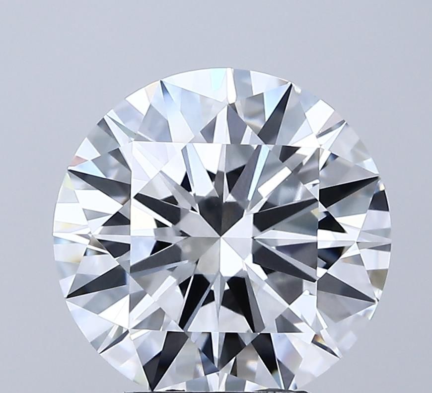 Lab-Grown Round Diamond - 4.01 Carats, E Color, VVS2 Clarity - Certified by IGI - Report Number: LG687556356