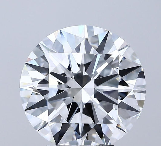 Lab-Grown Round Diamond - 4.01 Carats, E Color, VVS2 Clarity - Certified by IGI - Report Number: LG687556356