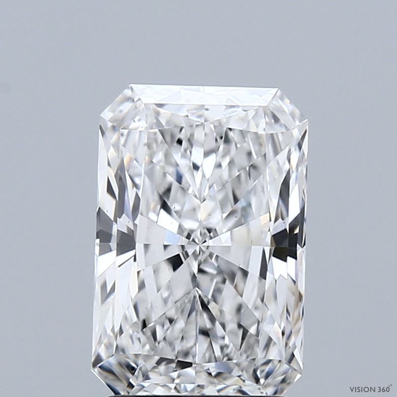 Lab-Grown Radiant Diamond - 2.54 Carats, E Color, VS2 Clarity - Certified by IGI - Report Number: LG712574657