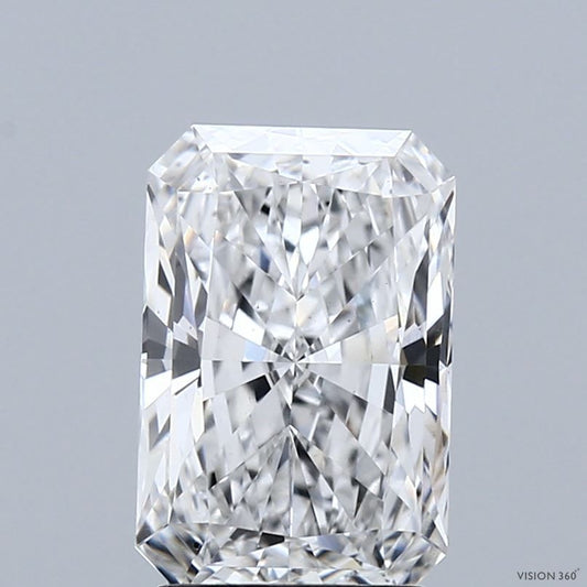 Lab-Grown Radiant Diamond - 2.54 Carats, E Color, VS2 Clarity - Certified by IGI - Report Number: LG712574657
