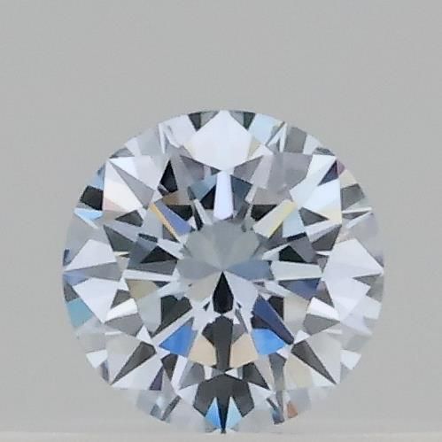 Lab-Grown Round Diamond - 0.15 Carats, Fancy Blue Color, VS1 Clarity - Certified by IGI - Report Number: LG689573690