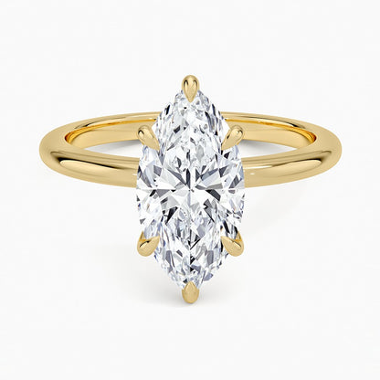 Im Labor gezüchteter Blue Heaven-Ring aus 925er Sterlingsilber (5 Karat)