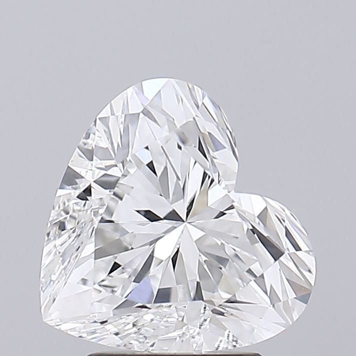 Lab-Grown Heart Diamond - 3.08 Carats, E Color, VVS2 Clarity - Certified by IGI - Report Number: LG698507101