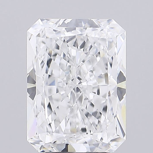 Lab-Grown Radiant Diamond - 3.51 Carats, D Color, VVS2 Clarity - Certified by IGI - Report Number: LG671436074