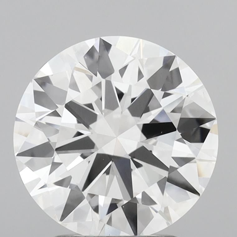 Lab-Grown Round Diamond - 2.53 Carats, D Color, VS2 Clarity - Certified by IGI - Report Number: LG700577657