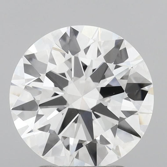 Lab-Grown Round Diamond - 2.53 Carats, D Color, VS2 Clarity - Certified by IGI - Report Number: LG700577657