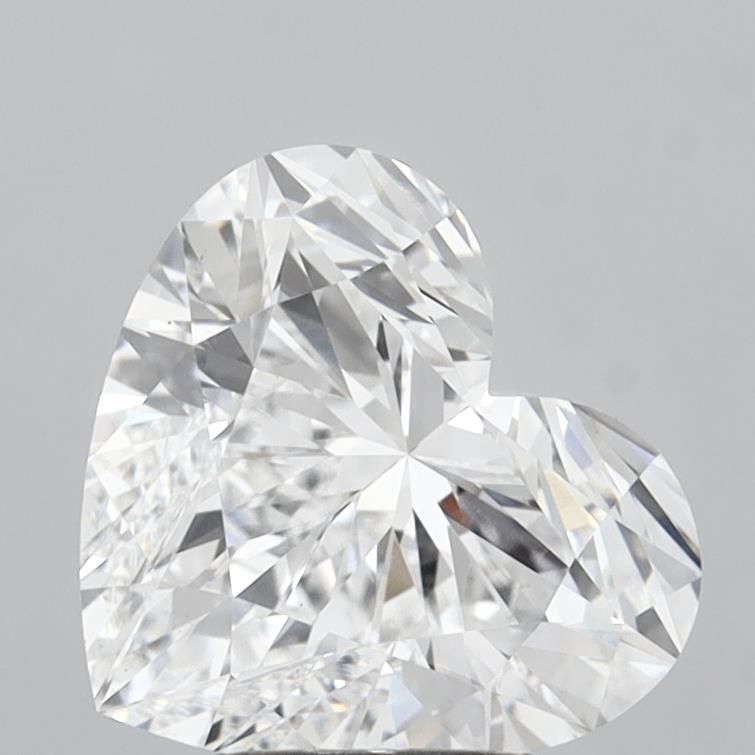Lab-Grown Heart Diamond - 3.5 Carats, D Color, VS1 Clarity - Certified by IGI - Report Number: LG711530643