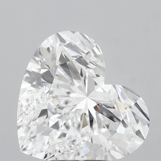Lab-Grown Heart Diamond - 3.5 Carats, D Color, VS1 Clarity - Certified by IGI - Report Number: LG711530643