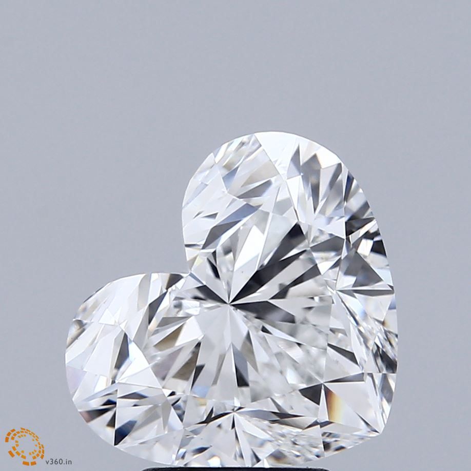 Lab-Grown Heart Diamond - 4.01 Carats, E Color, VVS2 Clarity - Certified by IGI - Report Number: LG670469769