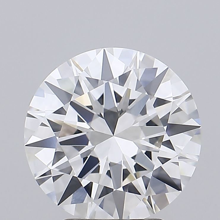 Lab-Grown Round Diamond - 3.04 Carats, F Color, VVS2 Clarity - Certified by IGI - Report Number: LG717550857