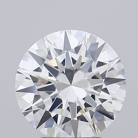 Lab-Grown Round Diamond - 3.04 Carats, F Color, VVS2 Clarity - Certified by IGI - Report Number: LG717550857
