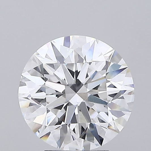 Lab-Grown Round Diamond - 4.02 Carats, E Color, VVS2 Clarity - Certified by IGI - Report Number: LG712575027
