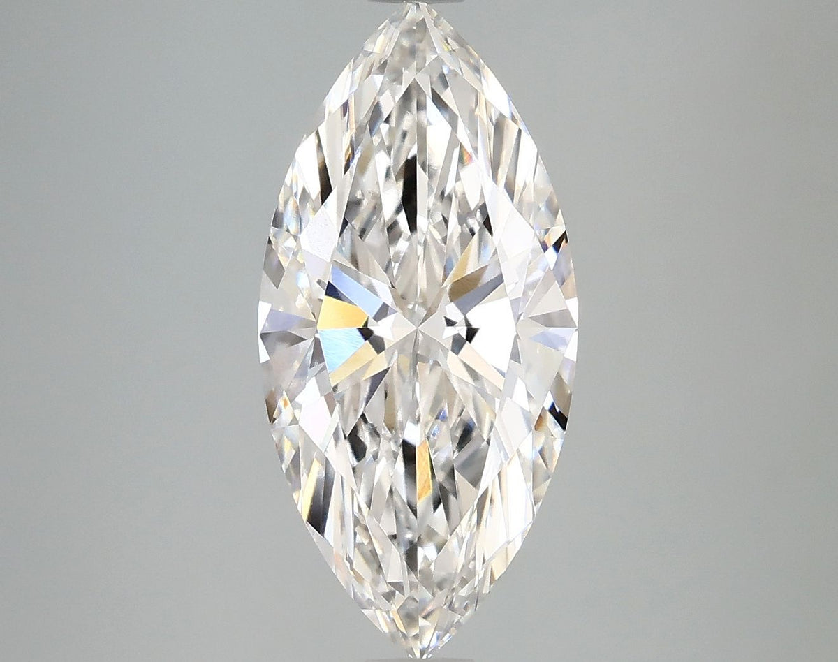 Lab-Grown Marquise Diamond - 3.0 Carats, F Color, VVS2 Clarity - Certified by IGI - Report Number: LG667449430